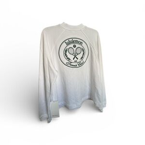 Lululemon Tennis Club Sweatshirt Cotton French Terry Crewneck XL NWT